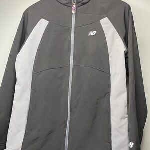 New Balance Charcoal and Light Gray Jacket